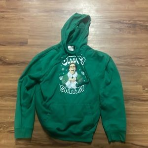christmas theme hoodie elf